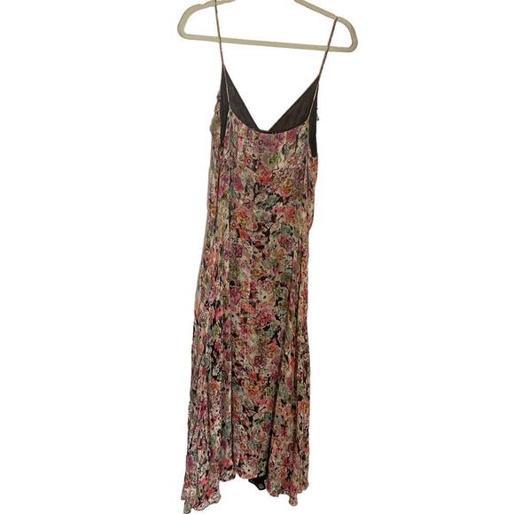 IRO Severn Dress Strappy Floral Printed V Neck Multicolor Size EU 42 - Picture 6 of 11